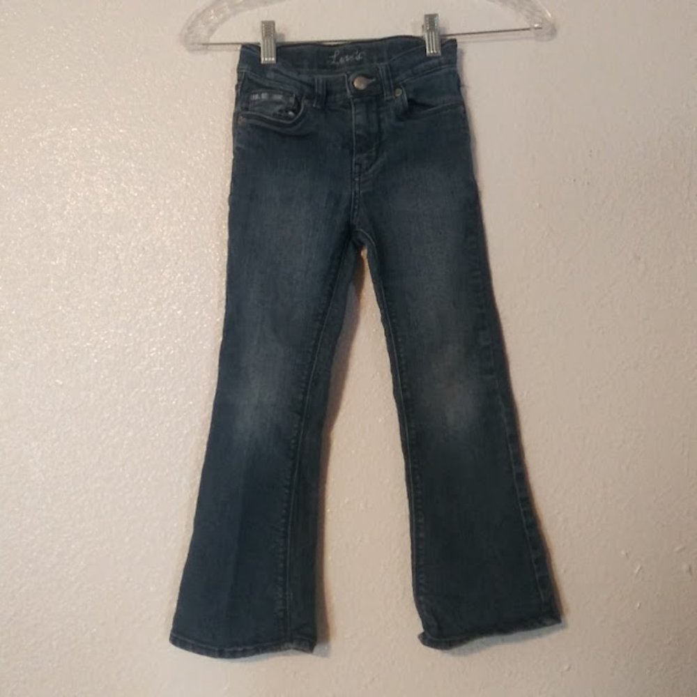 Levis strauss & CO girls size 6 medium wash jeans